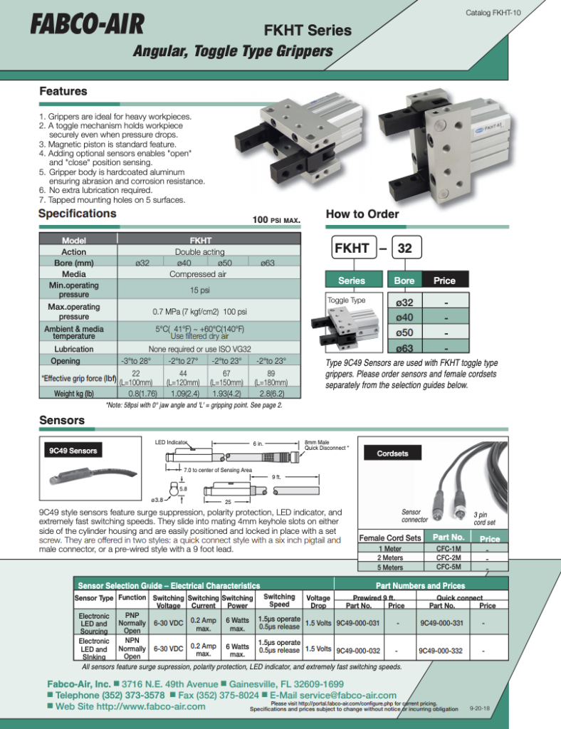 FKHT Gripper Catalog