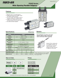 FKHZ Gripper Catalog