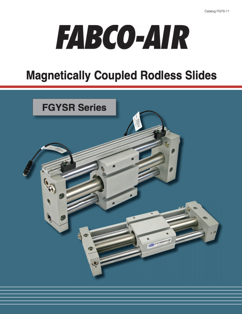 FGYSR Series Magnetically Coupled Rodless Slides Catalog