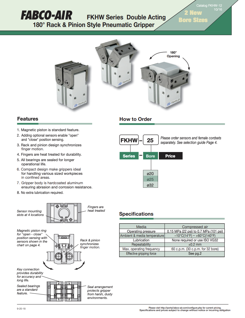 FKHW 180 Degree Gripper Catalog