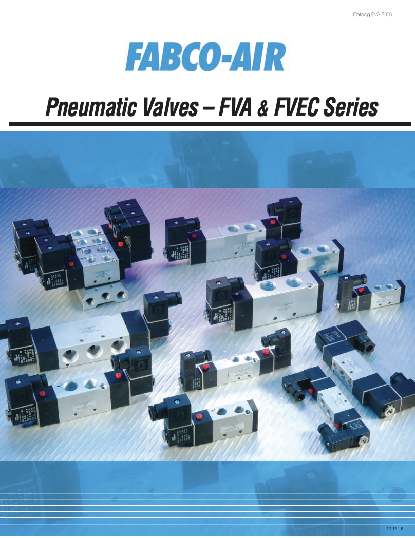 FVA and FVEC Series Control Valves