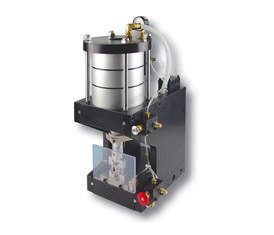 Model F-55 Press customized with user tooling