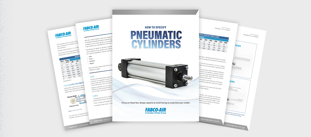 How to Specify Pneumatic Cylinders