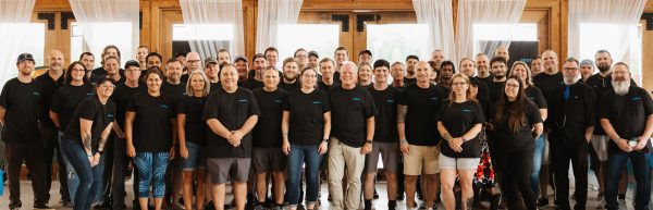 The Fabco-Air team gathered for a group photo